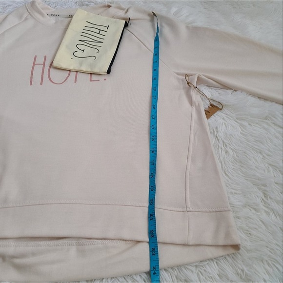 Rae Dunn Hope Gallery Oversized Sweatshirt And Pouch Set NWT M - Picture 10 of 14